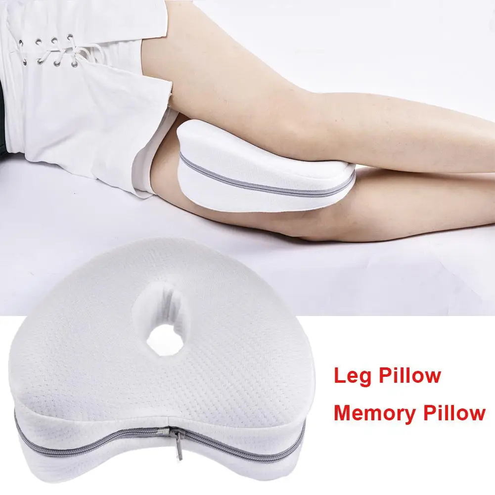 2019 Brand New Leg Pillow Heart-Shaped Contour Leg Memory Foam Almohada For Relief Back Leg Pain Pregnancy Women Sleep Pillows