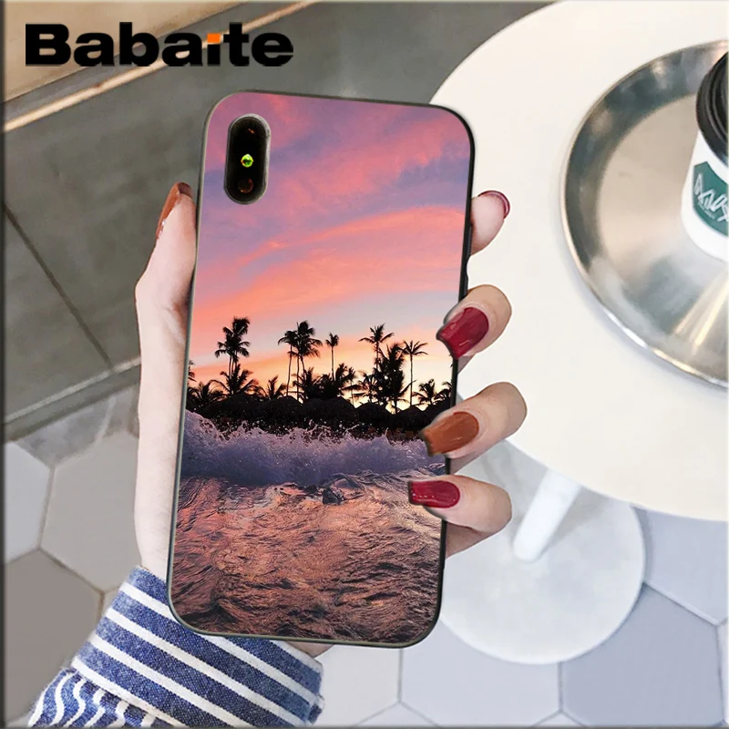 Summer popular Beach Ocean Coconut Trees