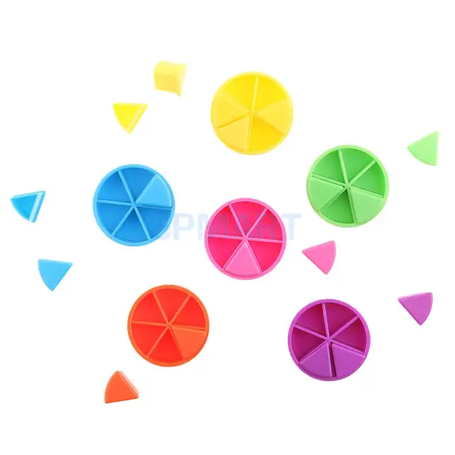 Pack of 126 Pieces Trivial Pursuit Game Pieces Pie Wedges