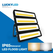 LUCKYLED Светодиодный прожектор светильник 50W 100W 150W 200W Светодиодный точечный светильник на открытом воздухе 220V 240V Водонепроницаемый Ip65 потолочные светильник s светодиодный проектор светильник