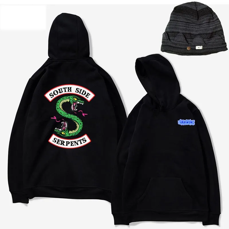 

Sweatshirts Riverdale Hoddie Cotton Jughead Men Women Hoodies Sweatshirt Tops Pullovers Blouse Kpop Hooded Streetwear Riverdale