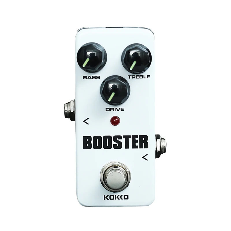 

KOKKO Mini Overdrive Guitar Effect Pedal Guitarra Overdrive Booster High-Power Tube Guitar Two Segment EQ Effect Device FBS-2