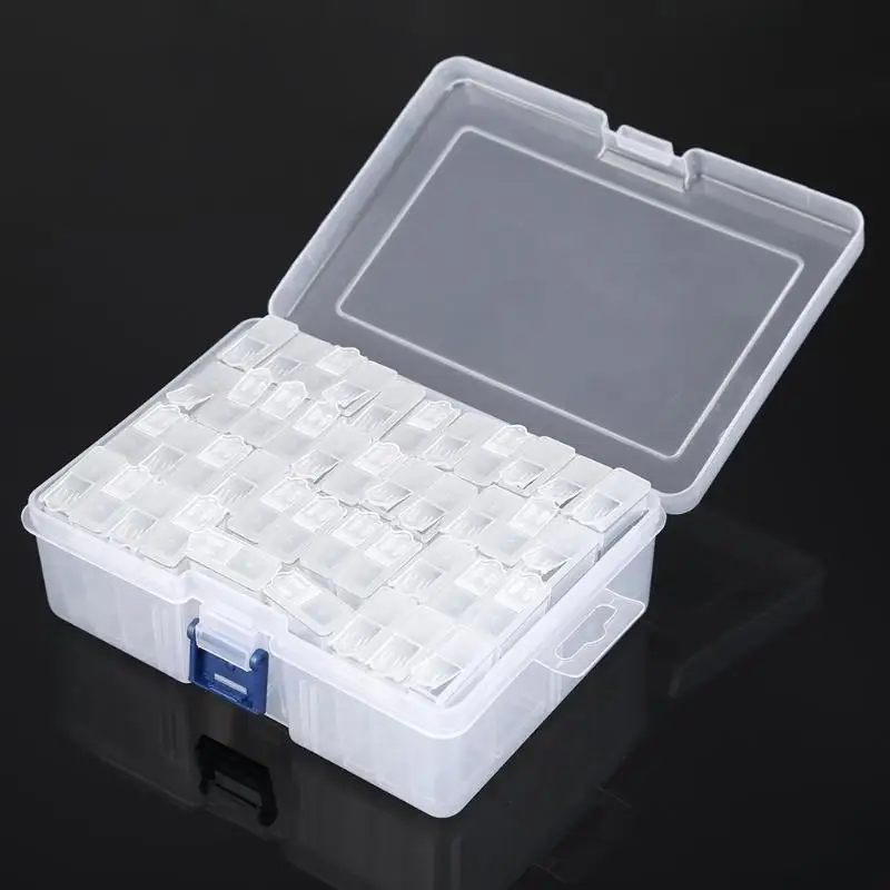 Прозрачный алмаз коробка для рисования бутылки контейнер для хранения держатель алмаза алмаз для ювелирных изделий Аксессуары для ногтей