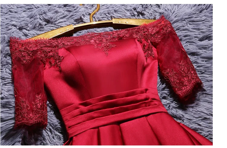 Robe De Soiree короткое ТРАПЕЦИЕВИДНОЕ светоотражающее платье с вырезом лодочкой для банкета, платье подружки невесты, кружевное элегантное формальное платье для выпускного вечера