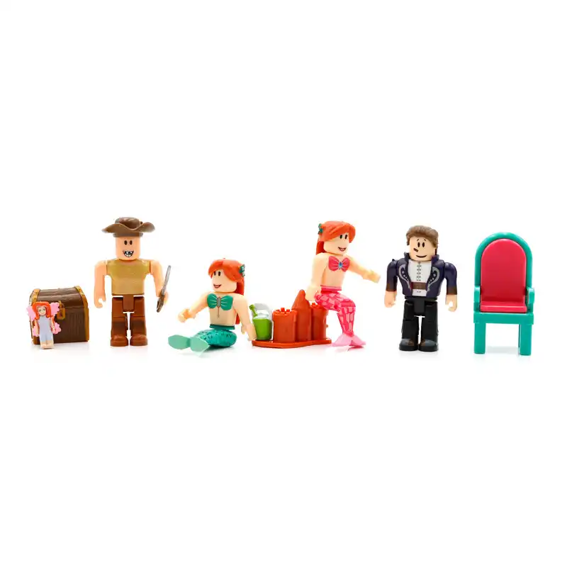 New 9 Pcs Set Roblox Figure Pvc Game Figures Roblox Toys Diy Intelligence Toy Mermaid Style Dolls Party Game Gift - 
