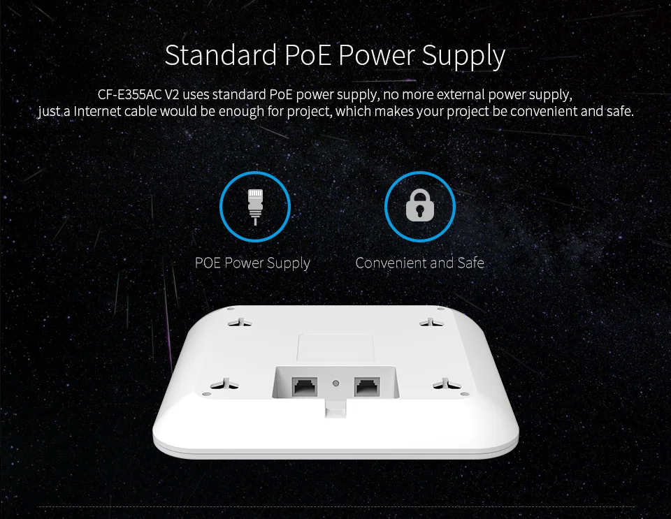 COMFAST 1200M беспроводной Потолочный AP роутер 2,4G+ 5,8G 802.11AC WiFi точка доступа AP 48V POE openwrt wifi роутер для магазина/торгового центра