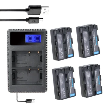 

4Pcs 2000mAh NP-FM500H NP FM500H Battery + LED USB Dual Charger for Sony A57 A58 A65 A77 A99 A200 A350 A450 A550 A560 A580 A900