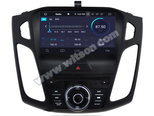 WITSON Android 9,0 Восьмиядерный(Восьмиядерный) 4G ram автомобильный dvd-плеер gps для Ford focus Автомобильная навигационная система gps " автомобильный DVD