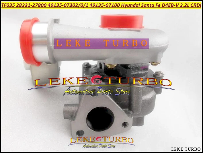 Turbo TF035 28231-27800 49135-07302 49135-07300 49135-07100 Turbocharger For HYUNDAI Santa Fe 05-09 D4EB D4EB-V 2.2L CRDi 150HP (1)