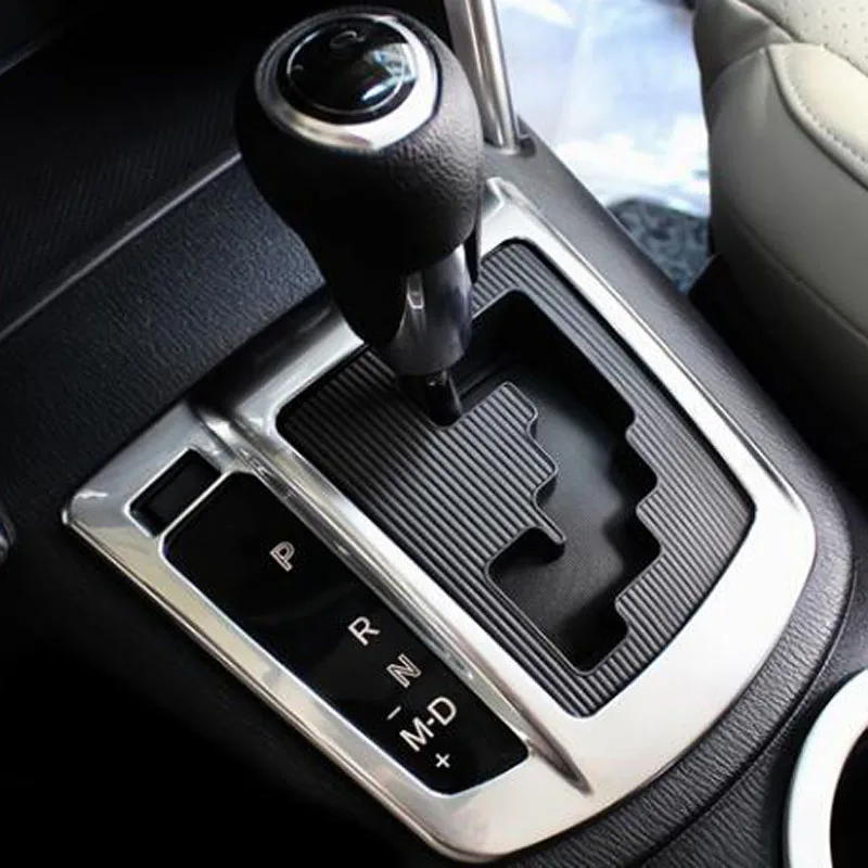 

For Mazda Cx-5 Cx5 2012 2013 2014 Chrome / t automatic handle model gear integral cover plate decorative border frame