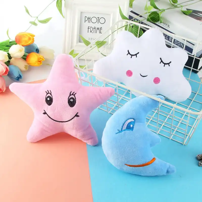 Bebé Nube Conjunto de almohadas Niños Regalo de la clase de la clase de Decoración guardería Luna Estrella