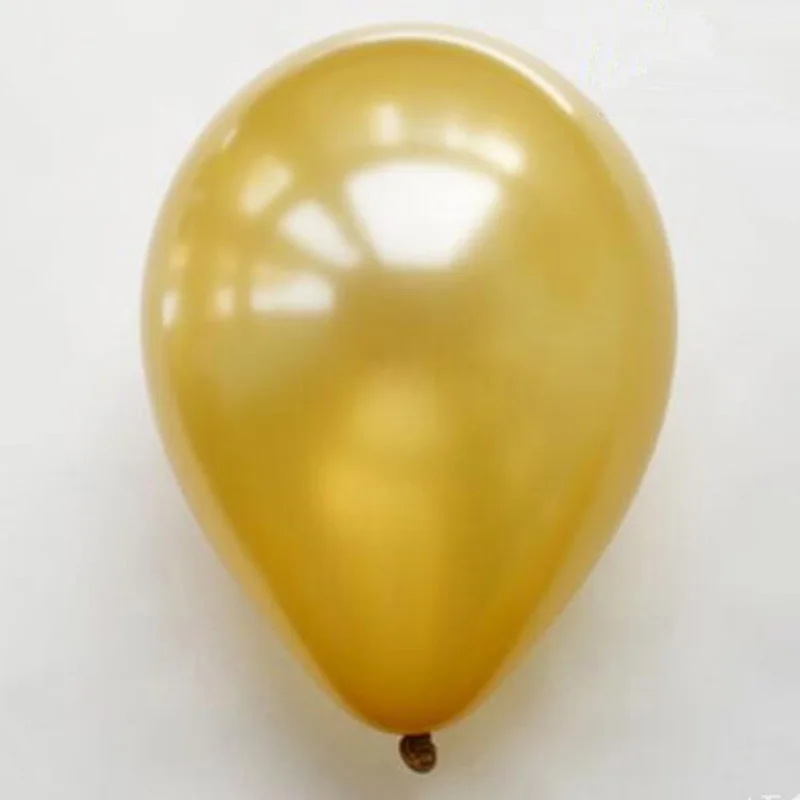 gold inflatable latex balloons
