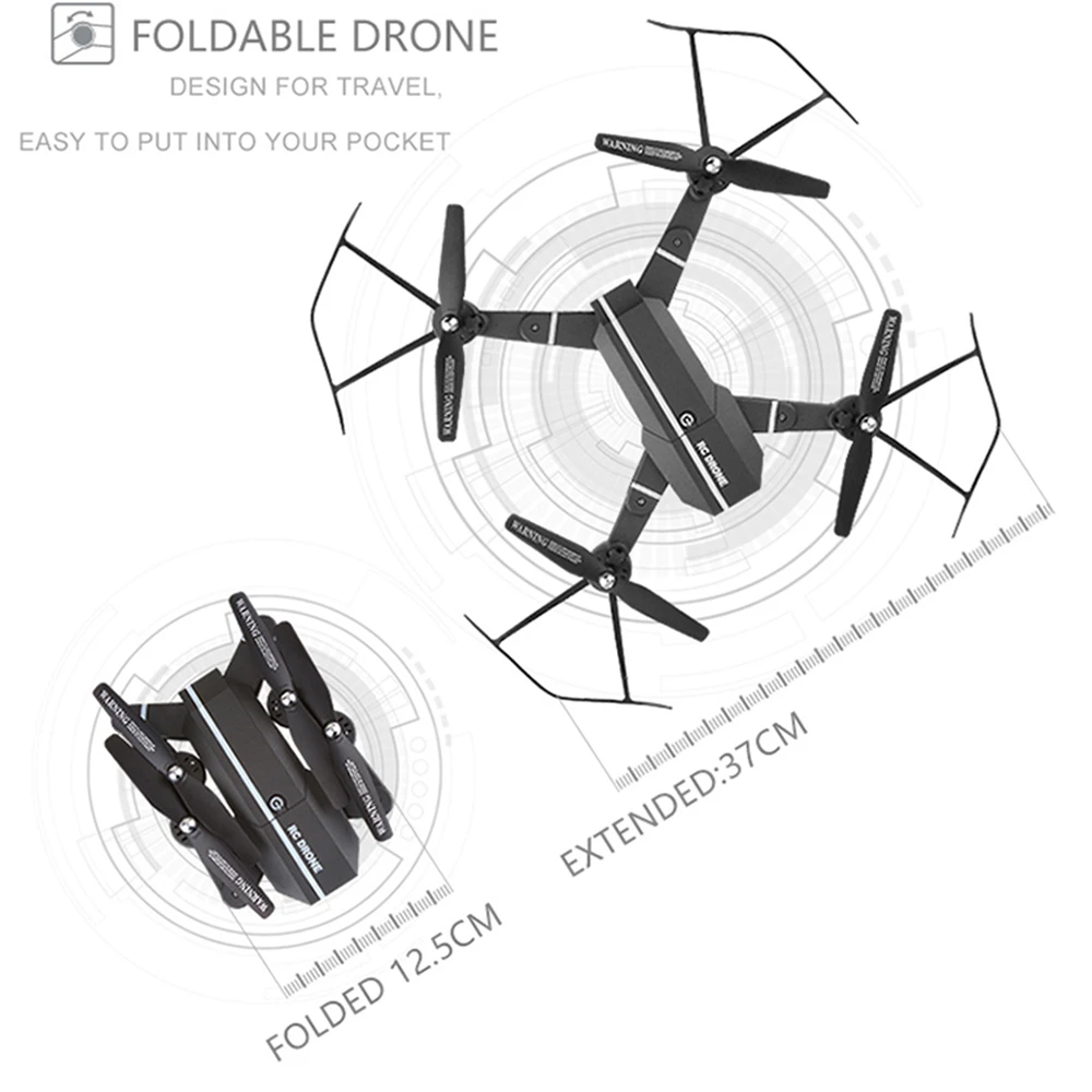 8807 Вт 8807 Elfie Дрон мини складной селфи Дрон с HD камерой дроны WiFi FPV Квадрокоптер RC вертолет visuo Xs809hw x101hw