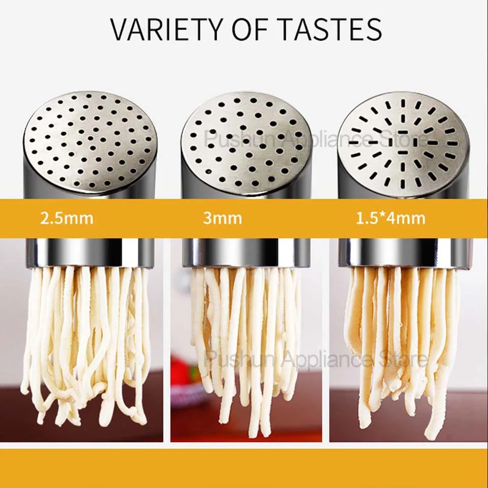 110-240v Electric Noodle Press Machine chargeable Pasta Maker small Dough Noodles automatic Handheld Spaghetti maker home use