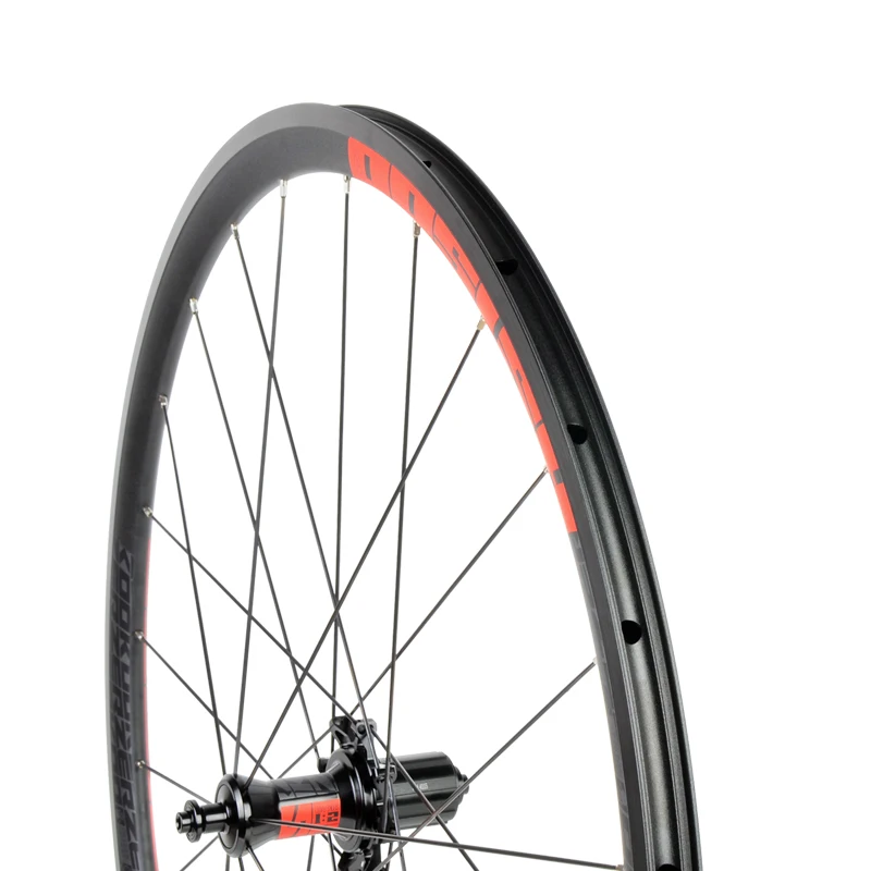 High quality Bicycle wheel 700C High 30mm Caliper Brake Aluminium alloy Road Bike wheelset 700c x19-32c tyre Front rear wheelset