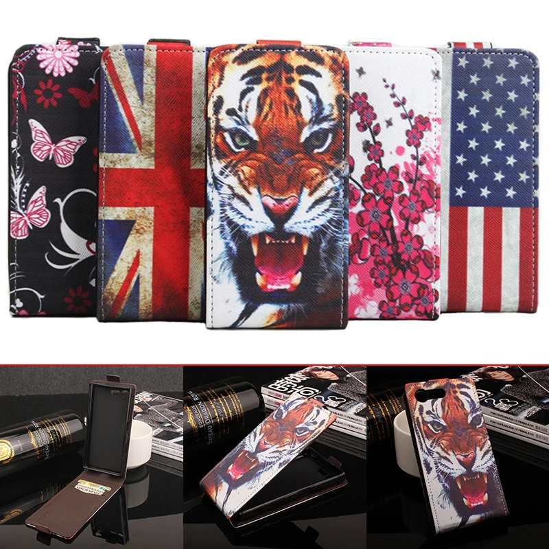 

For Sony Xperia X Compact Wallet Leather Case Cover For Sony Xperia X Compact Flip 3D Paint Flag Butterfly Flower Phone Cases