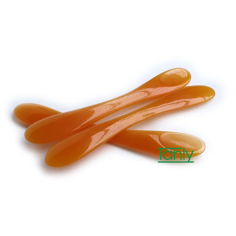 

4pieces/lot Wholesale & retail Traditional Acupuncture Massage Tools resin yellow dipper beauty kit (5.125 inch)