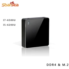 Малый Intel Core i7-6500U и I5-6200U с HD Graphics 520 используют DDR4 Оперативная память и M.2 SSD коммерческий мини-ПК
