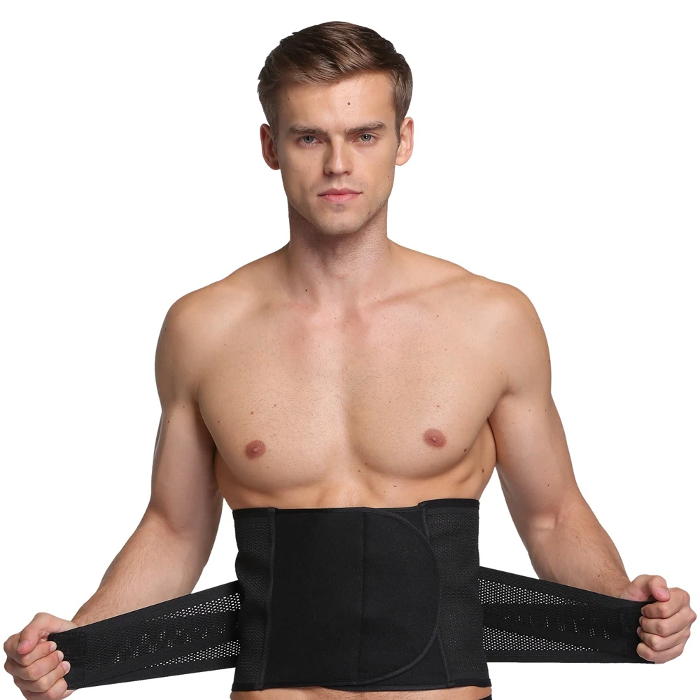 Men's Waist Belt shaper Burning Girdle Belly Body Tummy Slimming Belt weight loss sash man Slim