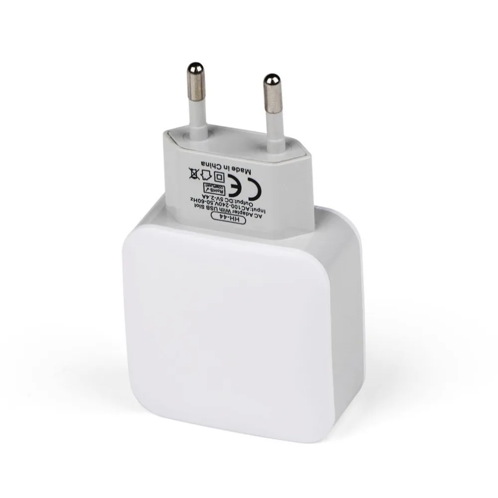 2 порта USB EU вилка зарядное устройство для iPhone 7 8 X Samsung S9 S8 мобильного телефона Huawei