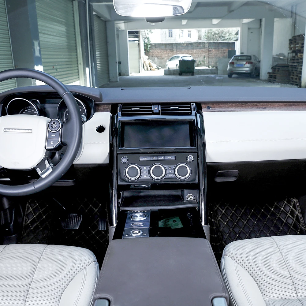 2 предмета глянцевый черный для Land Rover Discovery 5 L462 LR5 Автомобиль Центральной Консоли украшения полоски аксессуары