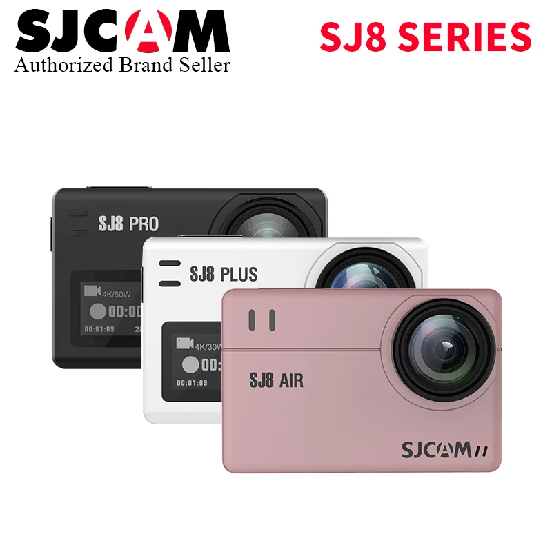 Оригинальная Экшн-камера SJCAM SJ8 Pro/Plus/air, WiFi, 4 K, HD DVR, ips, сенсорная видеокамера с экраном, пульт дистанционного управления, водонепроницаемая, pro Sport DV