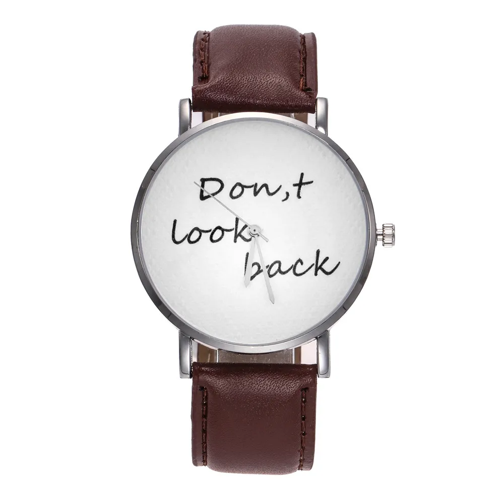

Don't Look Back Reloj Mujer Watch Women's Quartz Wristwatches relogio masculino erkek kol saati zegarek damski montre femme