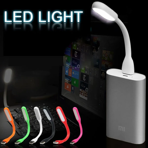 

Mini Flexible USB LED Lamp Portable Super Bright Book Light Reading Lamp for Power Bank Computer PC Laptop Notebook