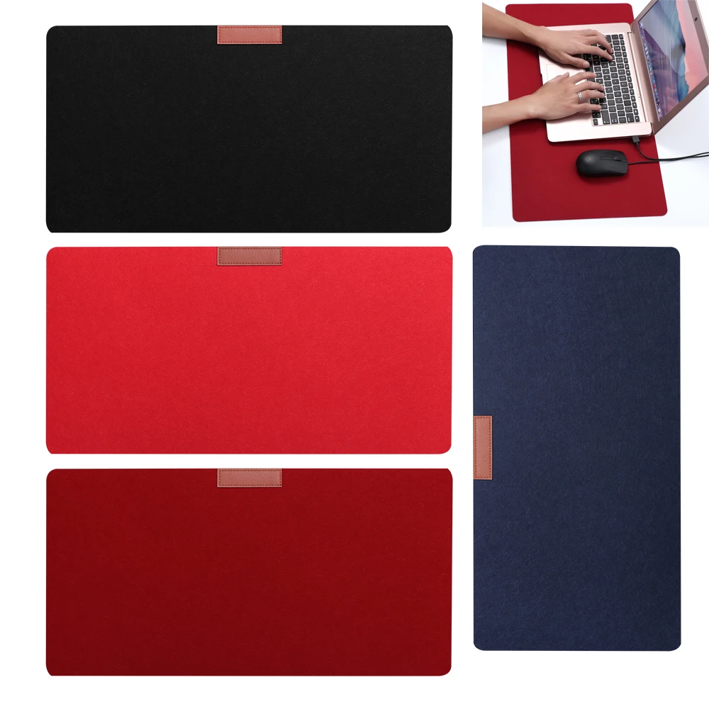 

700 X 320mm Large Office Computer Desk Mat Modern Table Keyboard Mouse Pad Wool Felt Laptop Cushion Soft