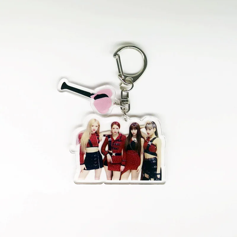 

Kpop Blackpink Kill This Love Acrylic Keychain Keyring Key Holder Lisa Rose Bag Pendant Jennie Jisoo New Album Fashion Charm