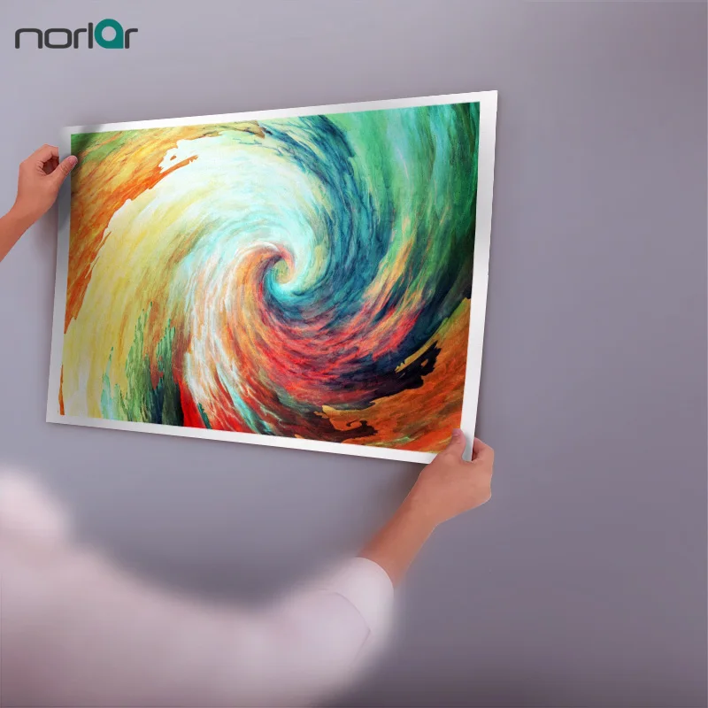 Hd Cetak Chromatic Spiral Art Canvas Print Wall Kanvas Lukisan Chromatic Spiral Art Canvas Print