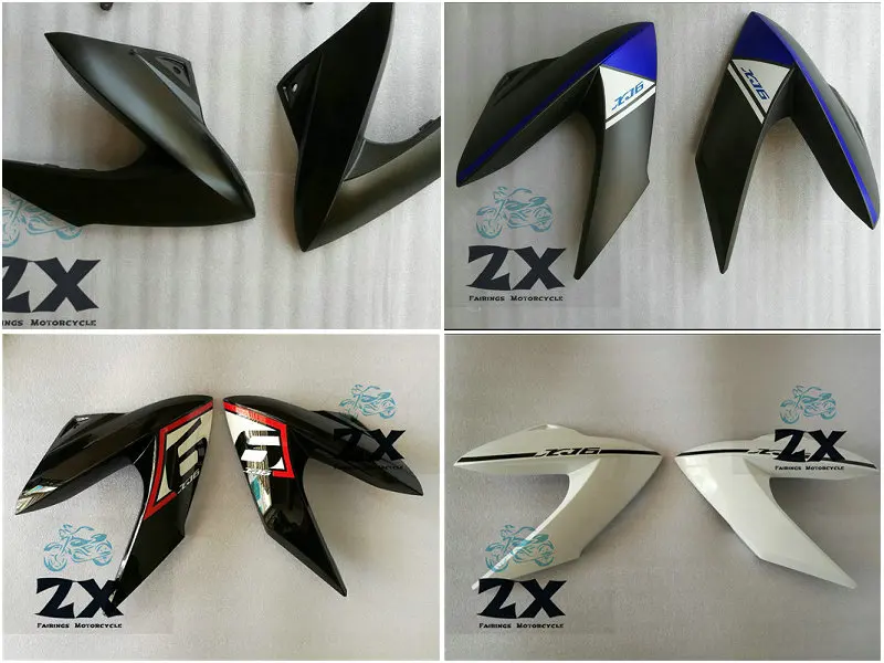 

Fairings Injection For YAMAHA XJ6 Yamaha XJ6 2009-2012 09 10 11 12 life and right ZXMT matte black Bodywork Fairing