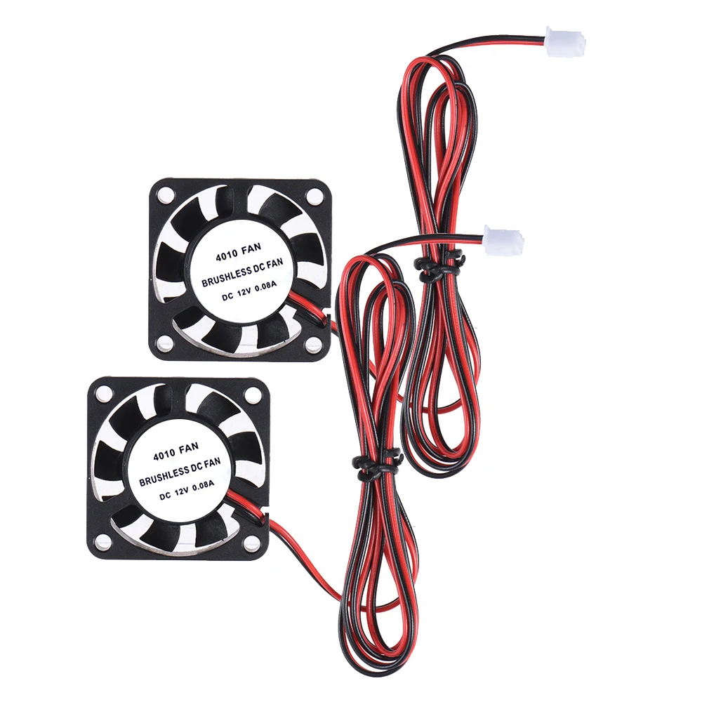 

Anet 3D Printer Parts 40 * 40 * 10mm DC 12V Brushless Cooling Cooler Fan 2 Wire for i3 DIY 3D Printer