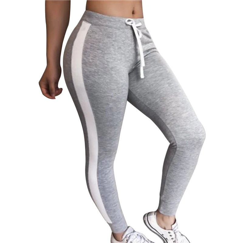 

SVOKOR Legging Women Polyester Solid Knitted Ankle-Length Trousers Breathable Elasticity Sportwear Fitness Legging Women