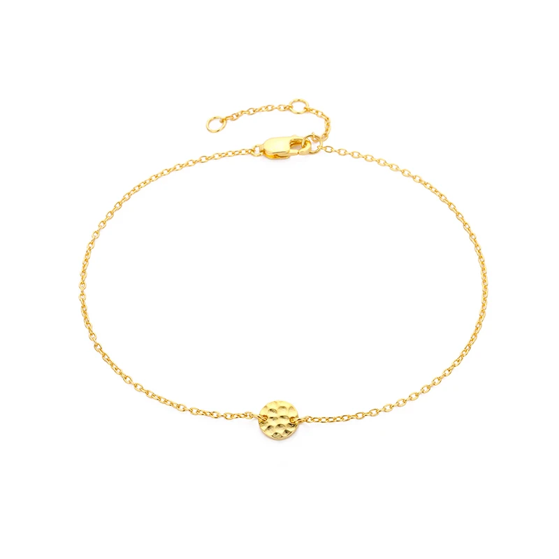 

Laramoi 925 Sterling Silver Moon Charm Bracelet Circle Dangle Elegant Pearl Bracelet Fashion Jewelry Female Gift for Women Girls