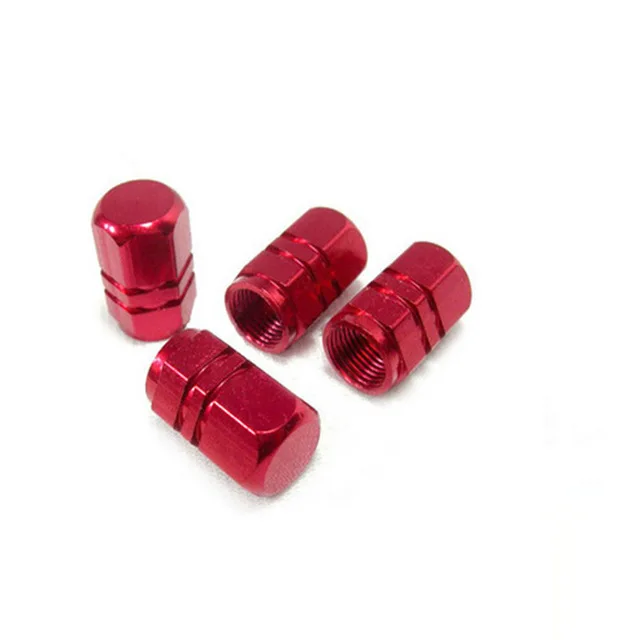 

Car Motorcycle 4 Color 2Pcs Electrombile Tire Valve Stem CNC Modification Tire Valve Stem Leak Proof Air Nozzle Cap Polish Rim