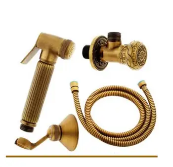 

Antique Bronze Bathroom Bidet faucet toilet bidet shower set Portable bidet spray shower holder and 1.5m hose handheld bidet