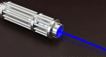 

Strong Power Military Blue Laser Pointer 200000m 200W 450nm Flashlight Lazer Burning Match/Candle/Black/Burn Light Cigars+box