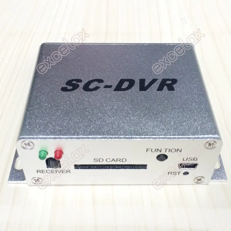 1CH сигнализация мини Мобильный DVR Захват карты дистанционного управления цифровой видео аудио рекордер Автомобильный SC-DVR детектор движения TF карта записи