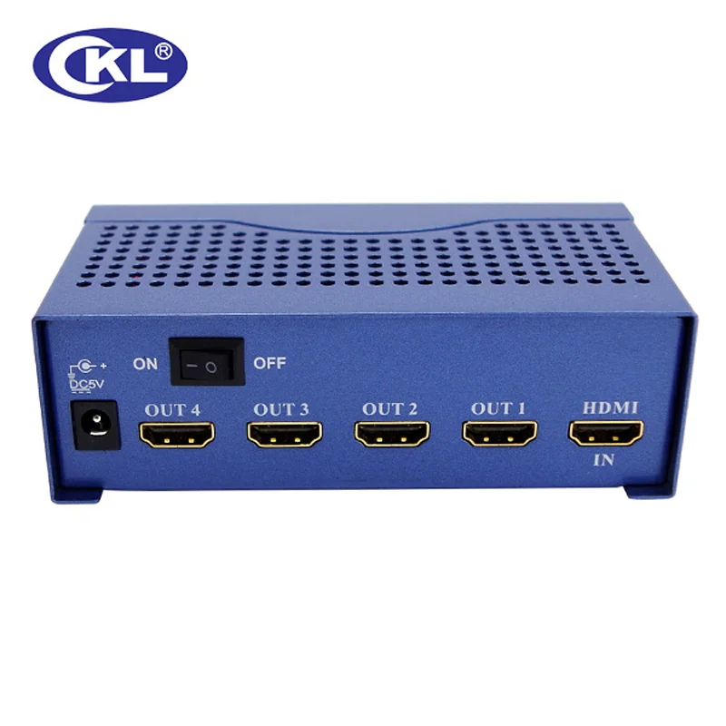 CKL HD-9442 4 порта 3D HDMI 1,4 v разветвитель 1 в 4 выход 1x4 HDMI распределитель HDTV 2 K x 4 K 4 K* 2 KVedio