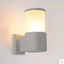 IWHD алюминиевый водонепроницаемый современный светодиодный настенный светильник Наружное Освещение крыльцо настенный светильник Lamparas De Pared