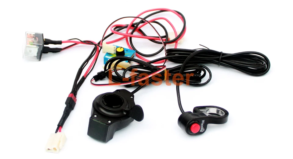 electric scooter control system thumb throttle with switch -1-a