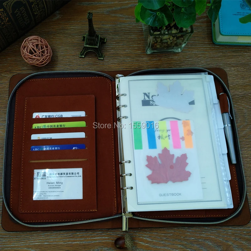 A5 wallet notebook folder