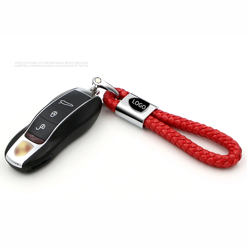 High quality Car Keychain Decoration Pendant For Porsche Boxster Cayman Panamera Cayenne Macan Fashion Auto Key Ring Accessories