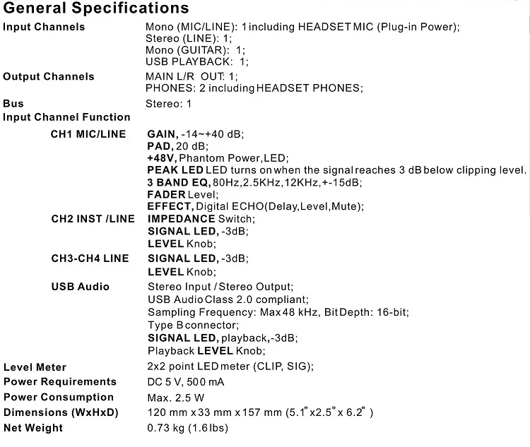 UM-33 Specification  