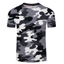 Grey Groot T-Shirt Camo T Shirt Summer Tshirt Casual Tees Short Sleeve Tops Harajuku Streatwear Printed Drop Ship