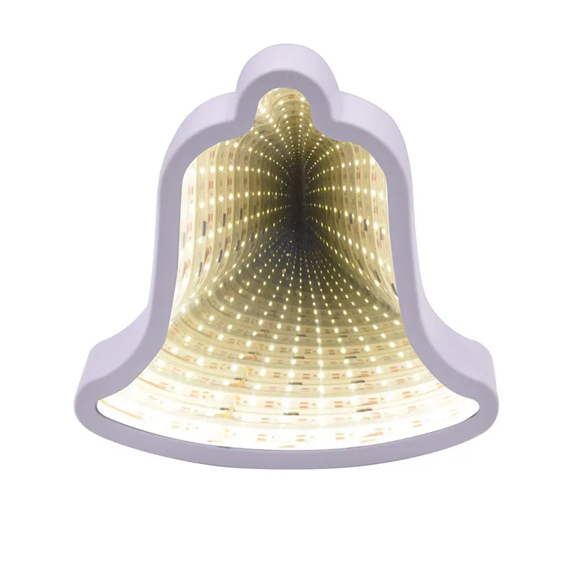  LED Night Light Space-time Mirror Tunnel Lamp Holiday Home Decor Night Light Led Garland Light Luces 40DC1204