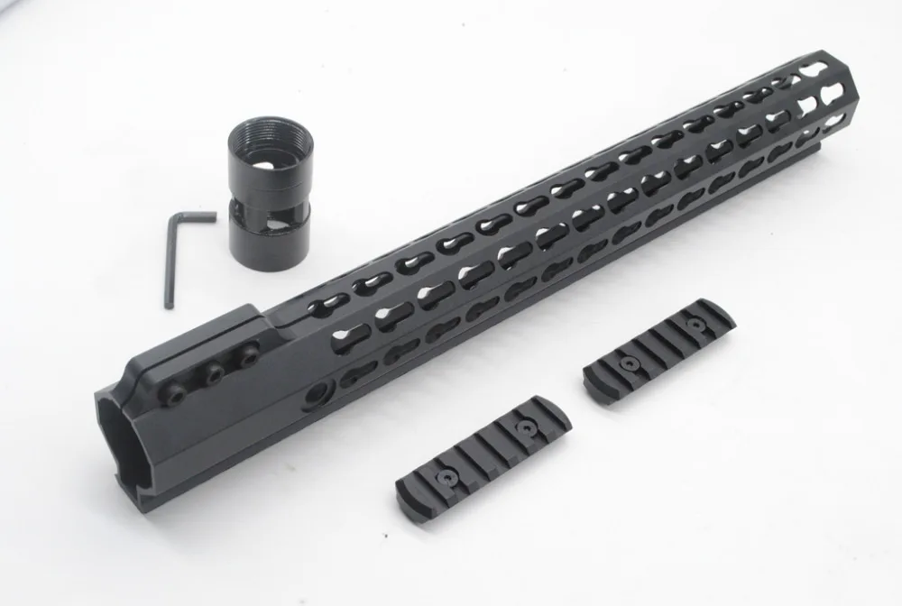 TriRock Tactical Ultralight 15 inch Key mod Picatinny Rail for Ar15 M4 M16 Free Float Handguard Free Shipping TriRock Tactical Ultralight 15 inch Key mod Picatinny Rail for Ar15 M4 M16 Free Float Handguard Free Shipping