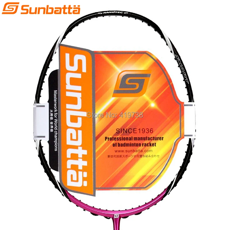 original Sunbatta smart 5500 Badminton Racket Badminton racquet MAX TENSION 27lbs for Amateur