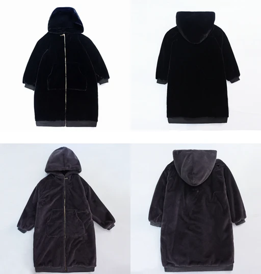 puffer coat with hood Plus Size New Winter Women Faux Fur Coat Fashionable Beaver Rabbit Hair Thicken Warm Long Hooded Loose Casual Female Parka HF372 women's down coats & jackets